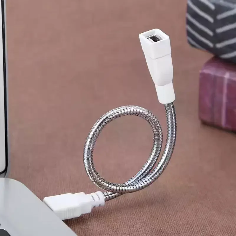 USB Extension Cable LED Light Fan Power Supply Adapter Male To Female Cable Flexible