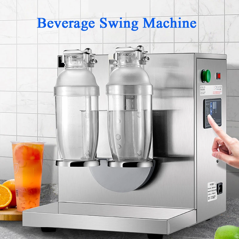 

PBOBP Milk Shake Machine 800ML Commercial Auto Double Cups Milkshaker Stainless Steel Shaking Maker Bubble Boba Tea Drink Mixer