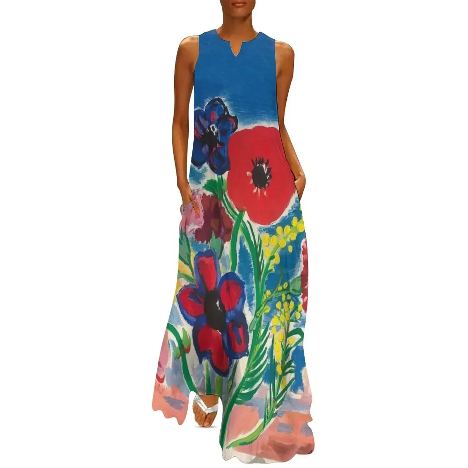 

1947 Cote d'Azur French Riviera Vintage World Travel Poster Long Dress dresses korean style Dress