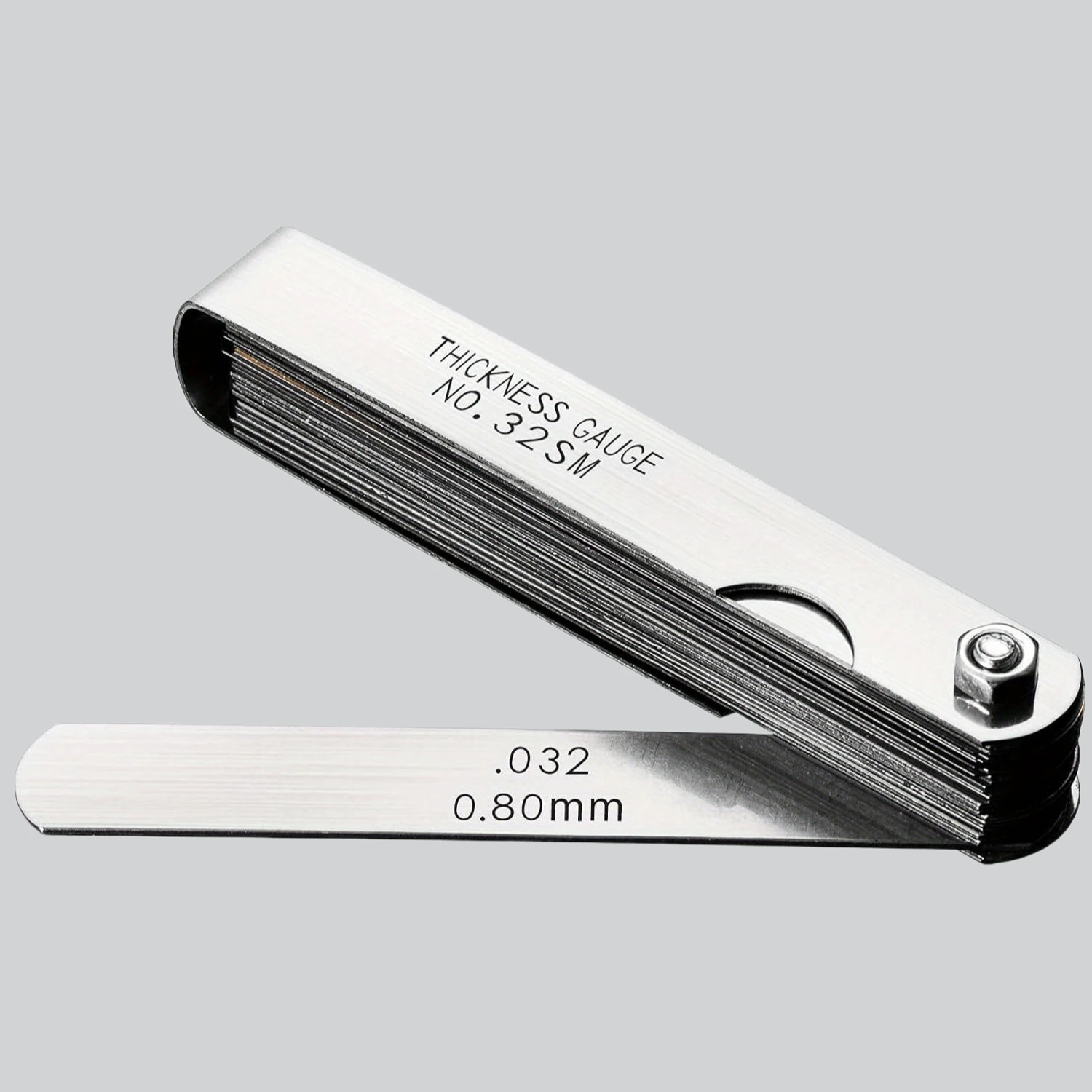 Edelstahl 32-teiliges Fühlerlehren-Set, Präzisionsinstrument zur Lückenmessung, Automotive Ventil-Fühlerlehren-Kit – Detail 4