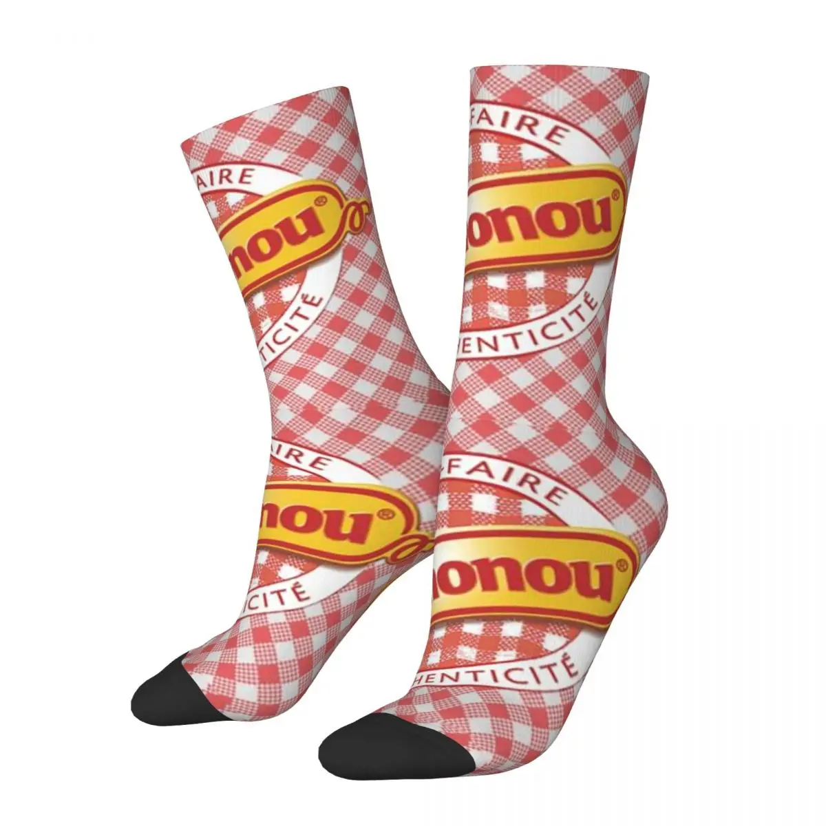 Cochonou Red Plaid Style Socks Harajuku Super Soft Stockings All Season Long Socks Accessories for Unisex Birthday Present