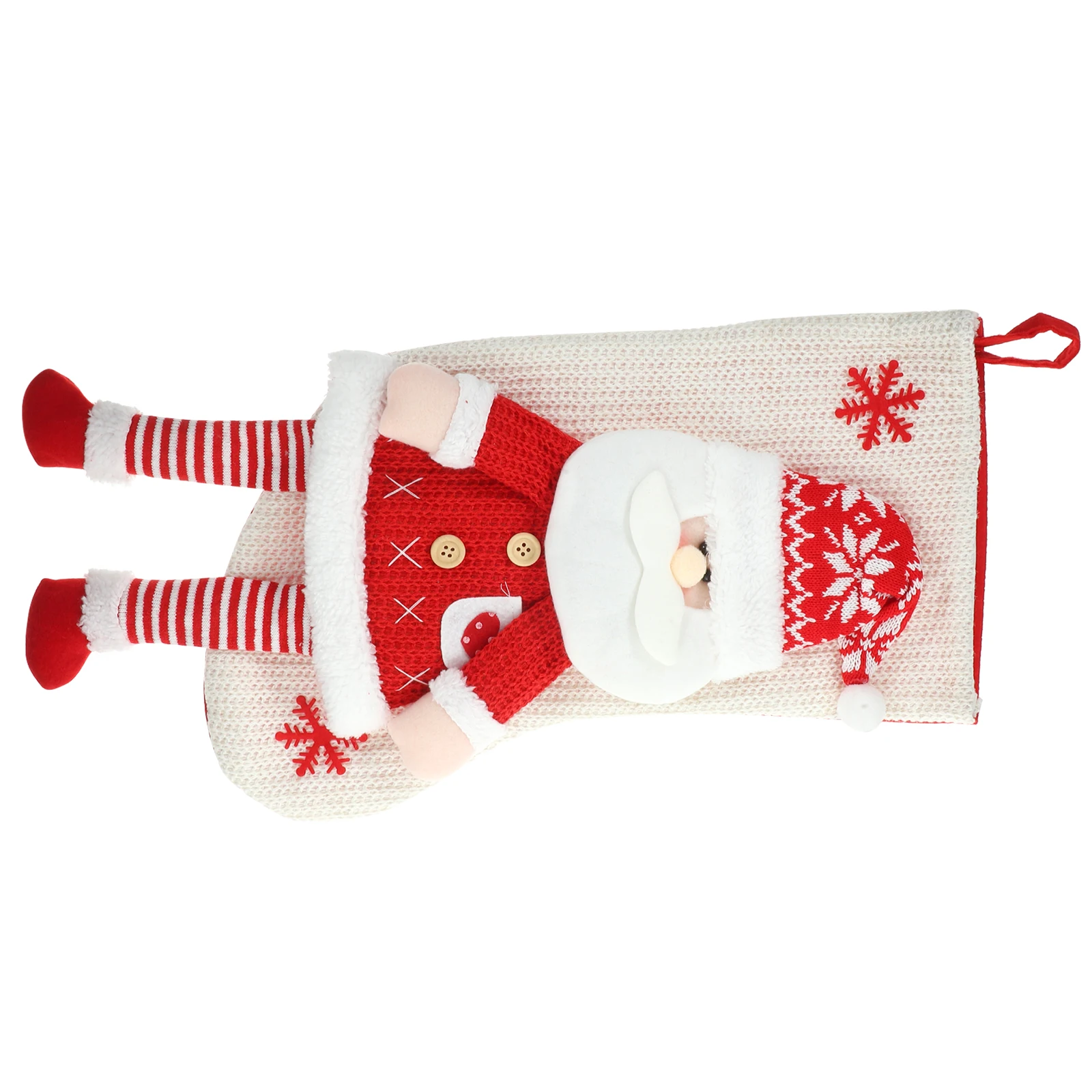 

Christmas Gift Socks Stocking Large Size Red Color Candy Chocolate Gifts Hanging Fireplace Wall Doors Christmas Tree Ornament