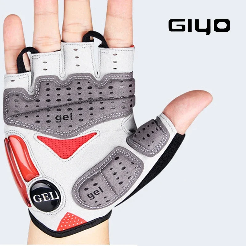 GIYO S-10 Newest Summer MTB Bike Half Finger Cycling Glove Bicycle Breathable Shock Absorbing Sport Gloves Antiskid