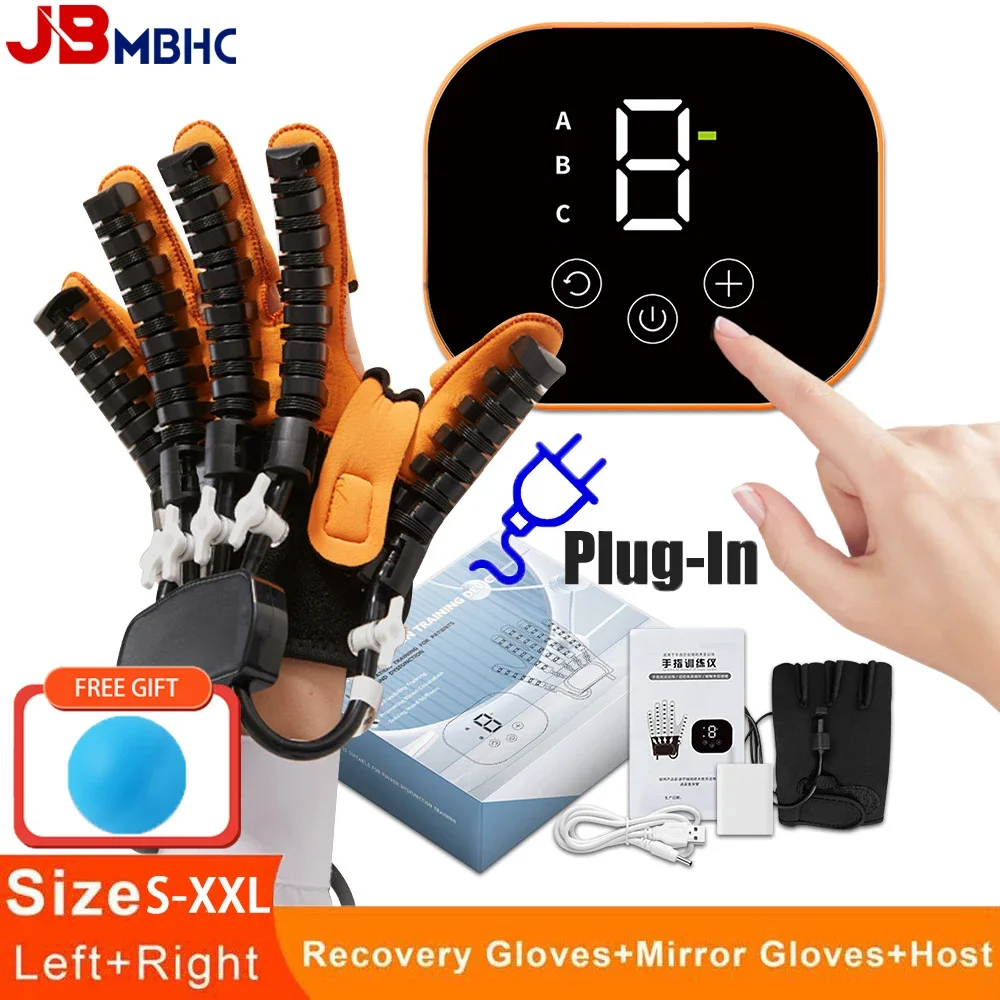 Rehabilitation Robot Gloves Hand Function Recovery Training Device Hand Stroke Hand Therapy Equipment Hemiplegia Finger Trainer