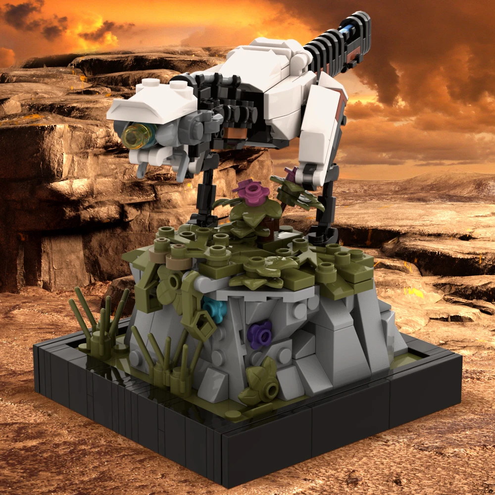 MOC-137579 игрушка Horizon Watcher модель кирпичей наименьшая машина Watcher Монстр строительные блоки креативная сборка игрушка детский подарок ﻿