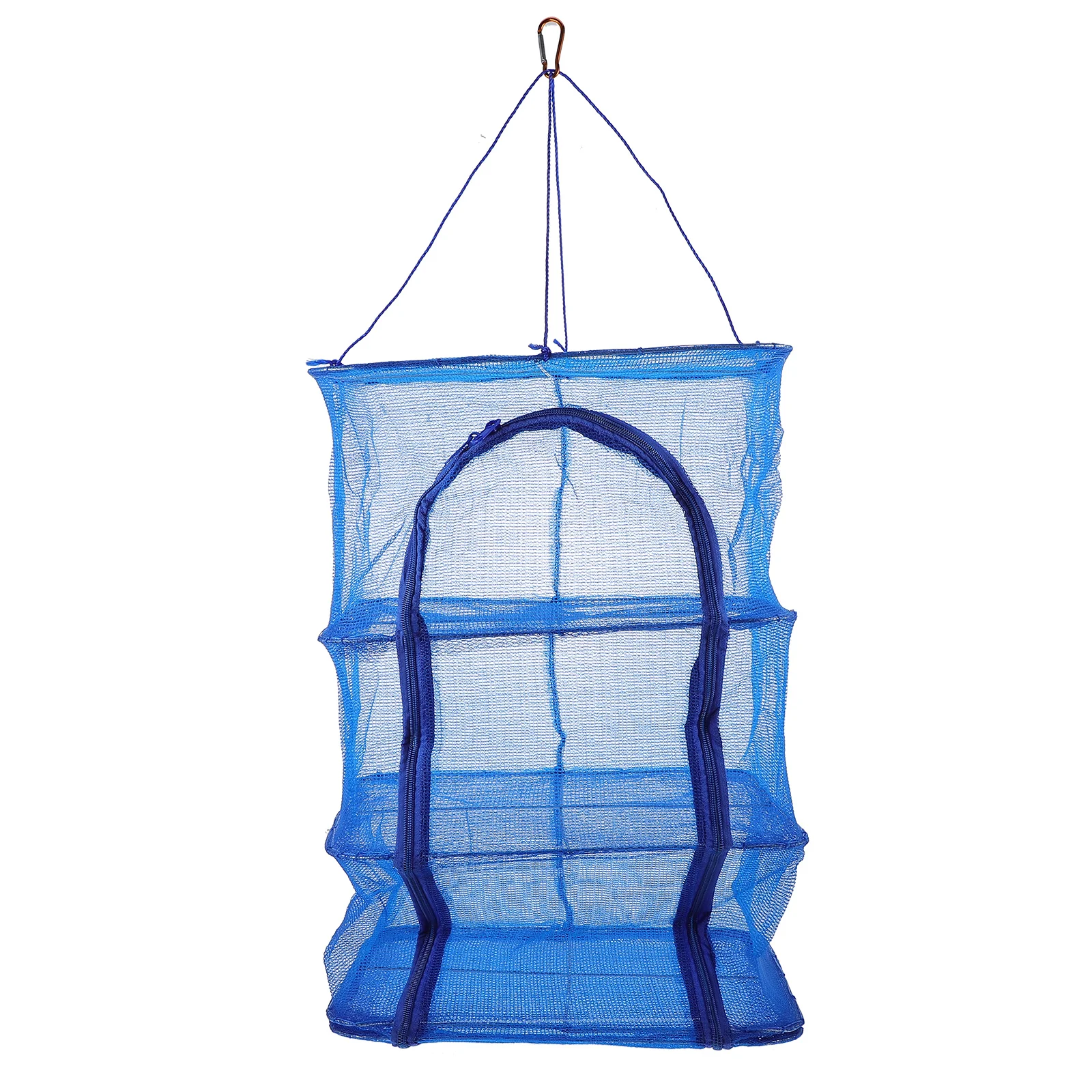 

Fish Cage Network Hang Dryer Foldable Nylon Mesh Shrimp Vegetable Drying Rack Herb Dehydrator Large Size Fishing Supplies