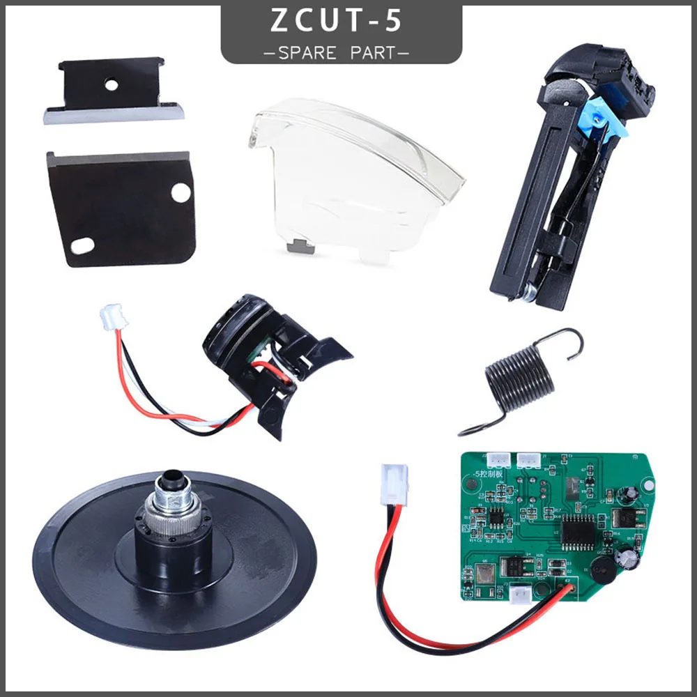 

ZCUT-5 Automatic Tape Cutting Machine Blade Rubber Wheel Sensor Scissors Box Gear Spare Part,1pcs price