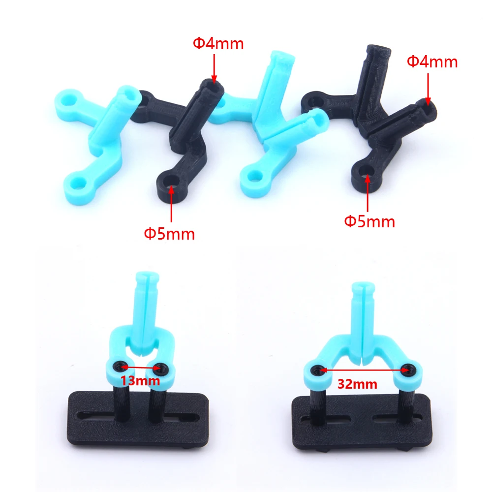 PHISITAL 3D Printed parts antenna/GPS module Holder Fixed Mount Bracket Seat for Air Unit UFL MMCX IPEX MARK5 PV Racing Drone