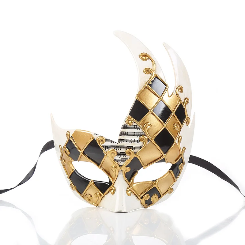 Vintage Venice Half Face Mask Cosplay Venetian Women Men Masks Carnival Masquerade Halloween Dress Up Party Costume Props 4
