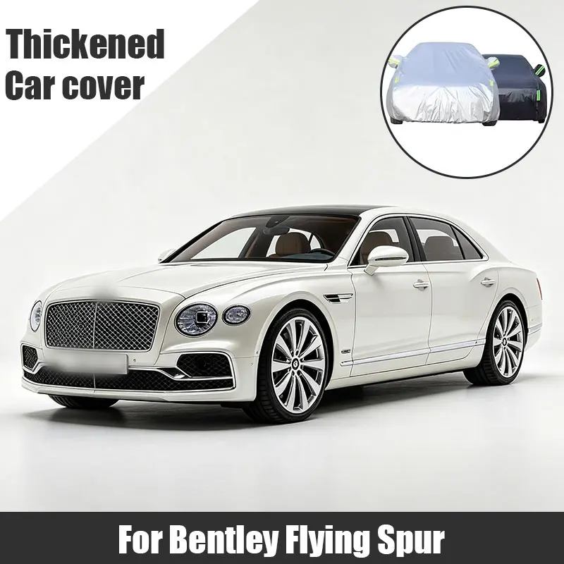 

For Bentley Flying Spur V8 PHEV Full Car Cover with Side Zipper - Waterproof Dustproof UV Sun Protection All Weather Outdoor Cov