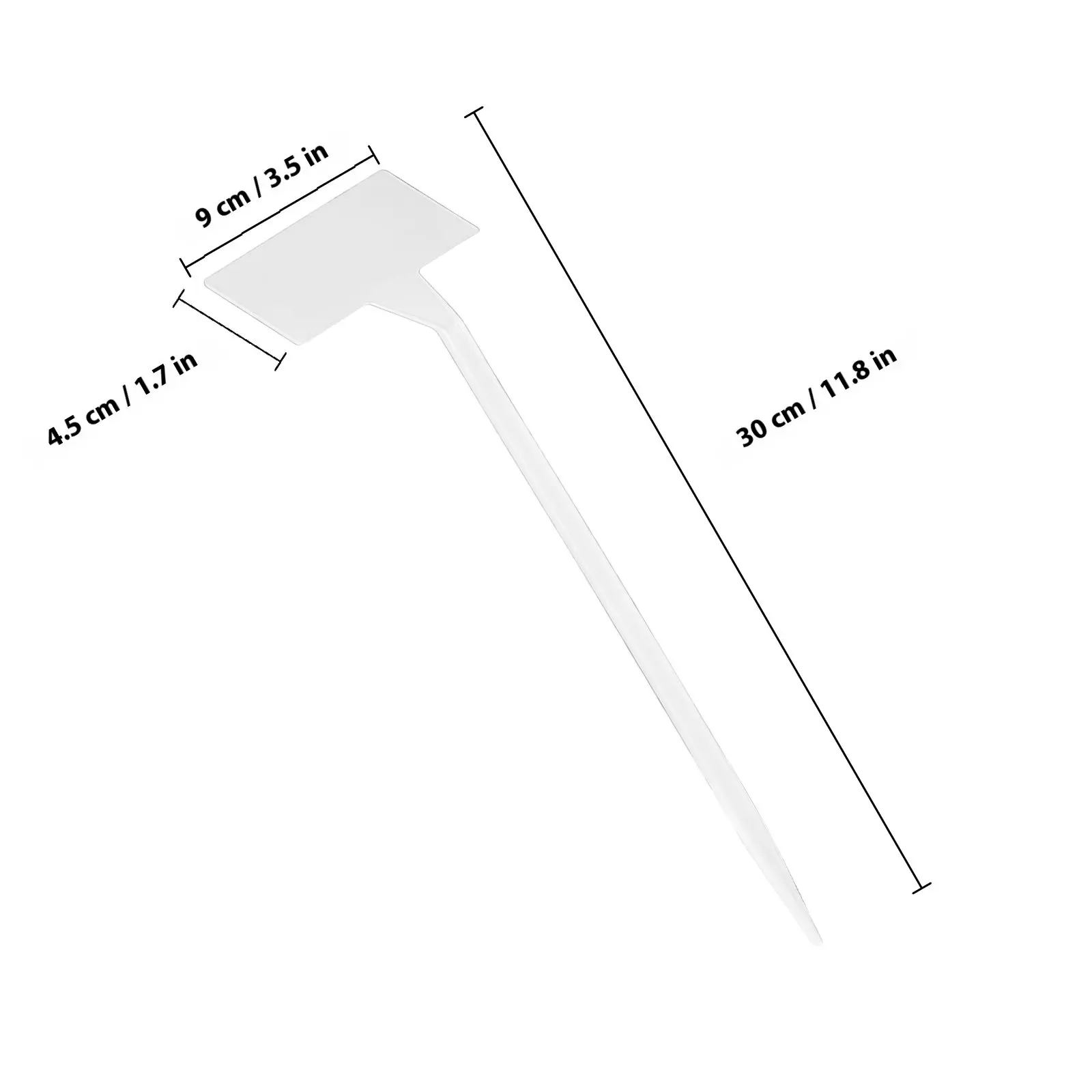 35Pcs Plant Labels Blank Plastic Indoor Outdoor Garden Stakes Plant Markers Garden Nursery Tags Identification Signs