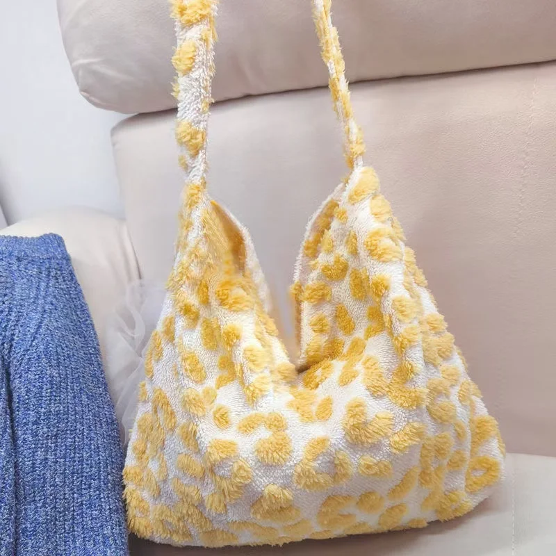 Bolsa feminina grande capacidade totes bolsa de ombro feminina outono inverno bolsa bolsas casual tecido em forma de coração saco de compras