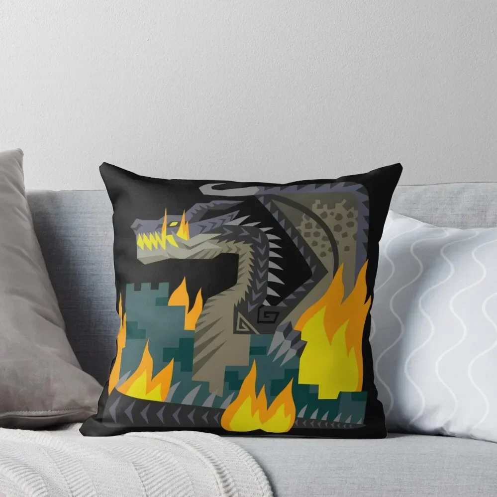 Fatalis Throw Pillow Cushion Child Cushions Home Decor Sofa Cover christmas cushions covers pillow