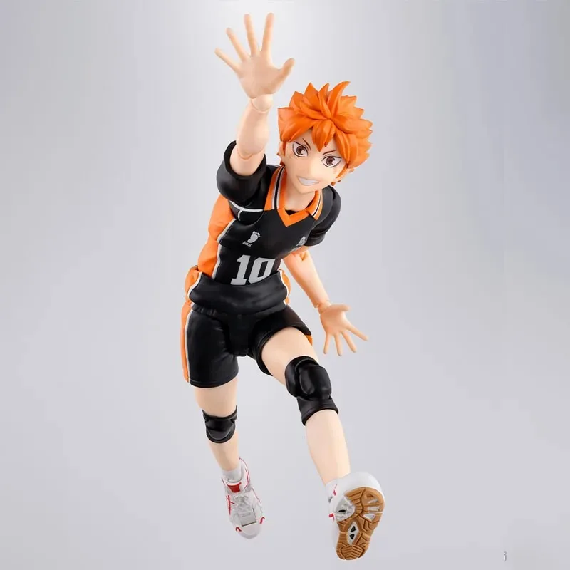 BANDAI Original S.H.Figuarts Haikyuu!! Shoyo Hinata Actionfigur Spielzeug für Jungen Mädchen Kinder Geschenk Sammlerstück Modell Ornamente
