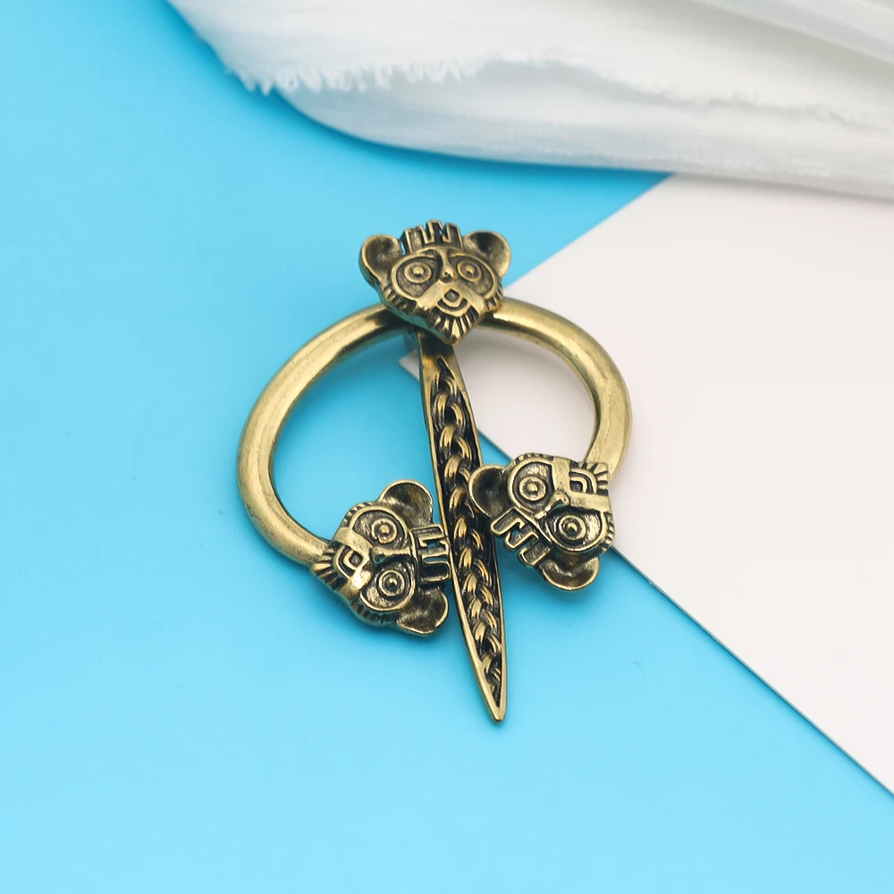 Vintage viking tema broche pinos estéticos liga de metal elemento odin cachecol pinos acessórios jóias presente para amigos uso diário pr