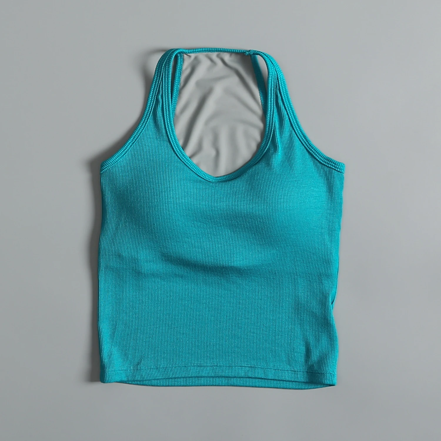 Professional Yoga Sports Vest Shockproof Running Integrated Back Gathered Cross Functional Breathable Quick Dry Summer Top