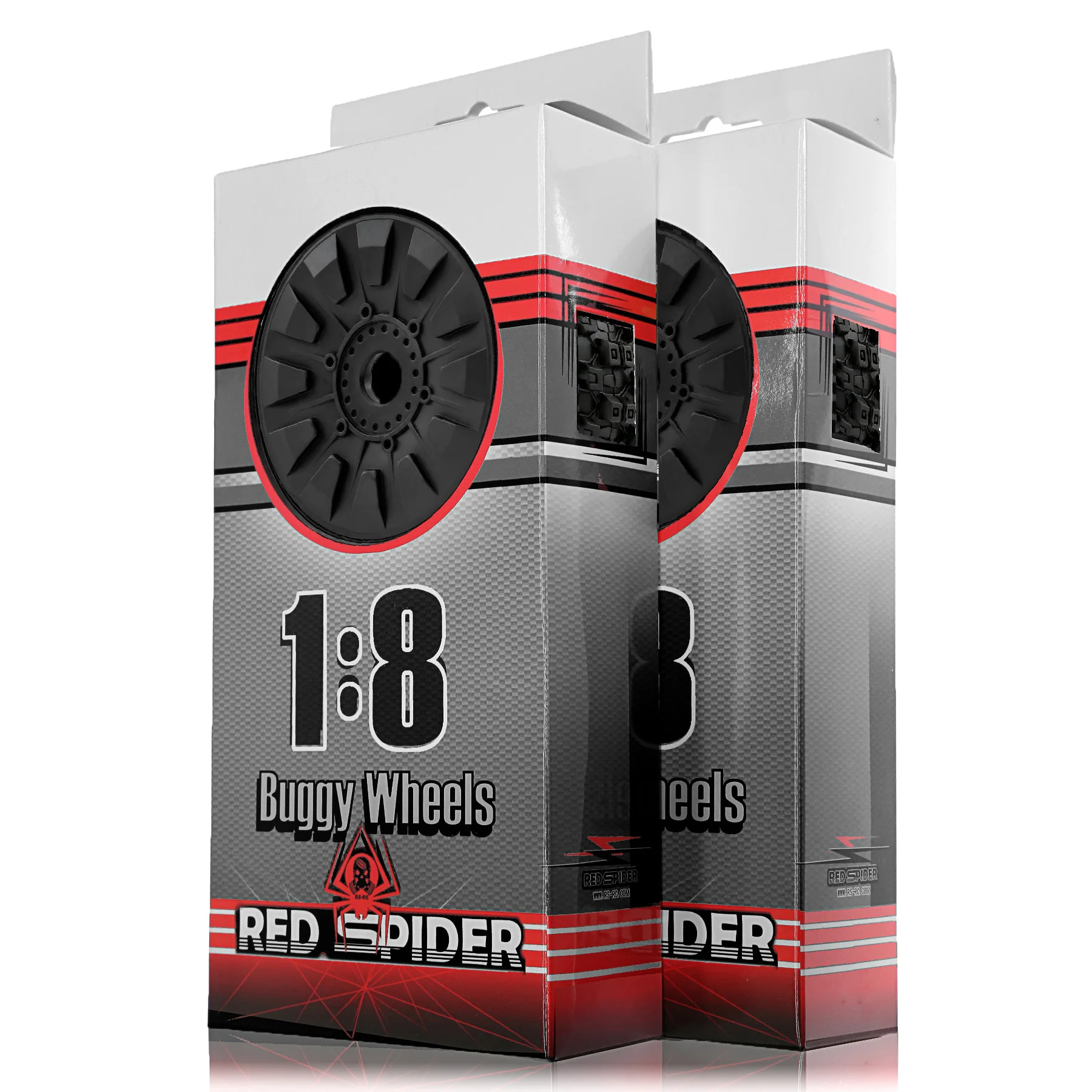 1/8 RC Buggy Tires 17mm Hex Wheels Rims & Rubber Tires Compatible with Arrma Typhon 6S 3S Talion 6S Team Losi HPI 1/8 RC Car ﻿