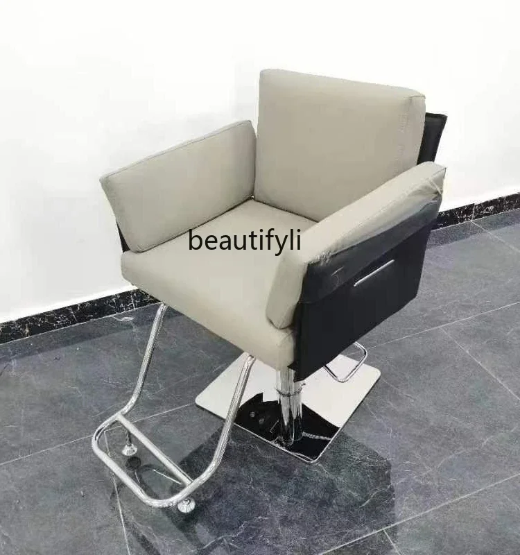 صالون حلاقة كرسي بسيط لصالون الشعر كرسي قص الشعر صالون رفع البراز منطقة الصباغة الساخنة كرسي الحلاق
