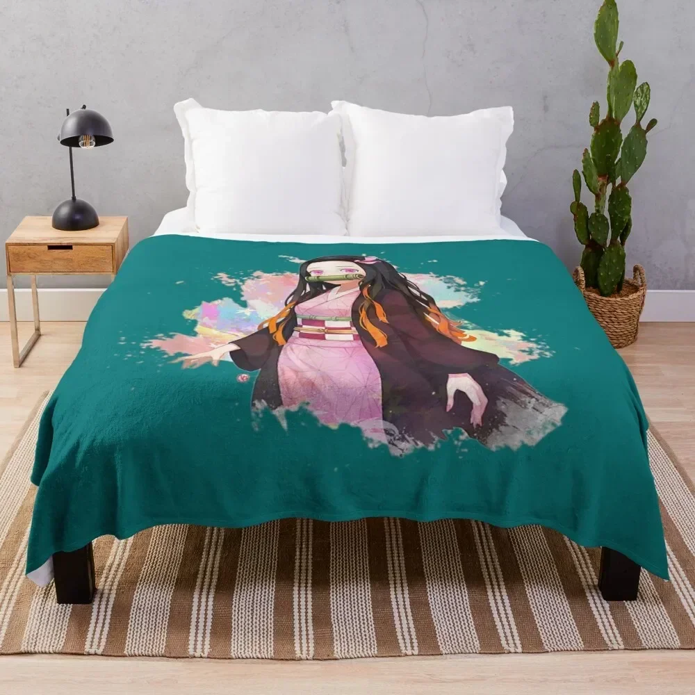 

Cute Kawaii uwu e-Girl Gaming Korean japanese Style Weeb Throw Blanket Warm Accent Blanket for Living Room Decoration