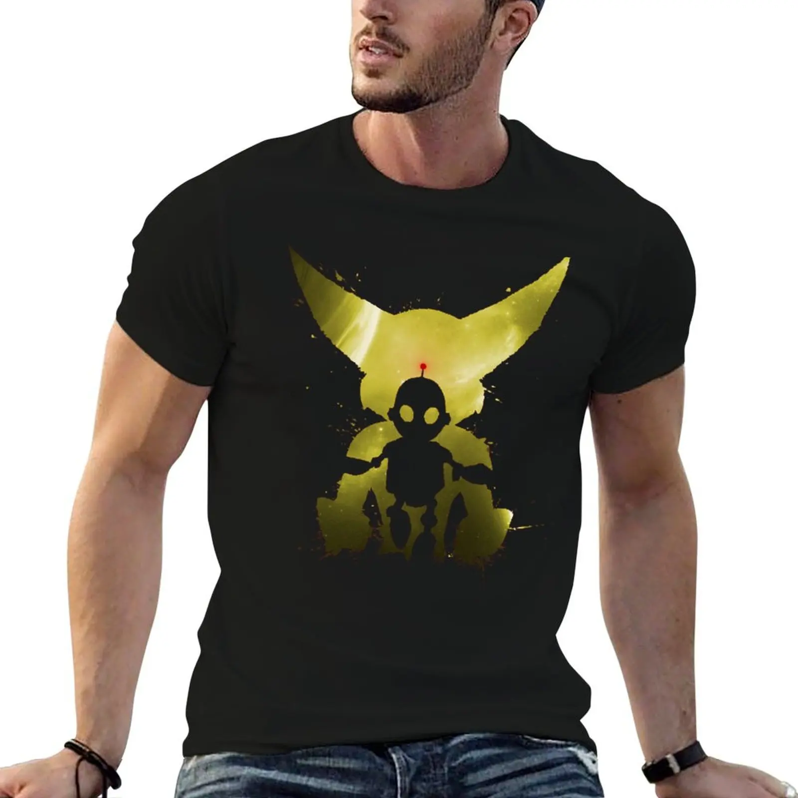 Ratchet amp Clank Galaxy Yellow T-Shirt Halloween Theme T-Shirt