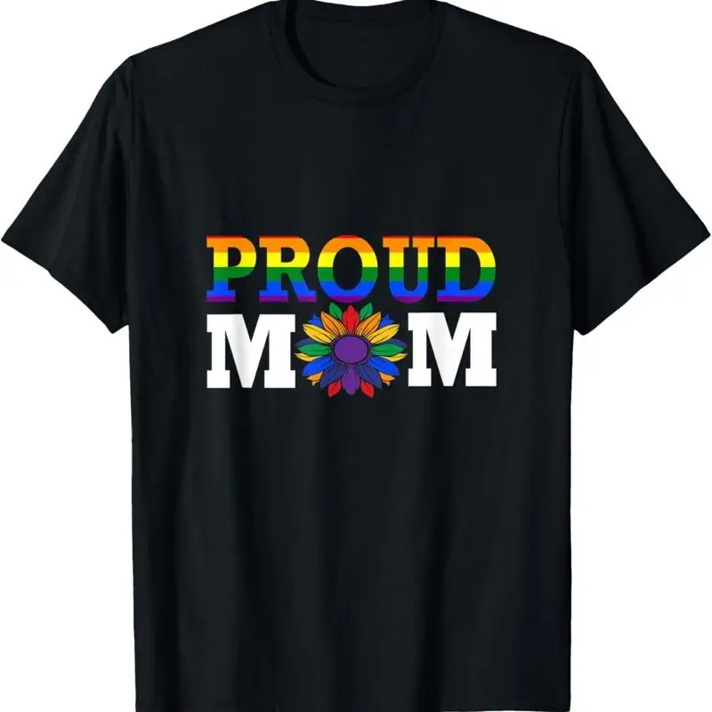 

Proud Mom Lgbtq Sunflower Pride T Shirt