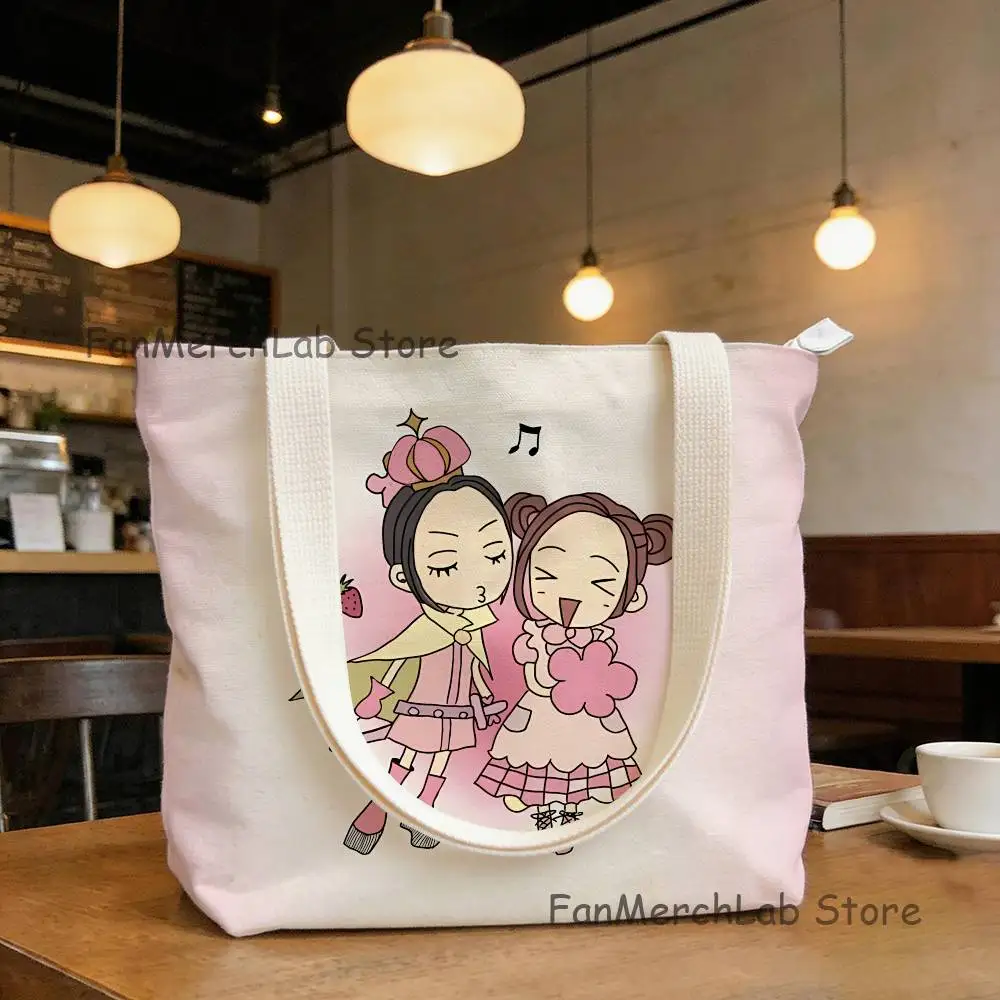 

Anime Peripheral N-Nana New Handbag Women Men Birthday Fashion Canvas Tote Bags Gifts Unisex Shoulder Bag