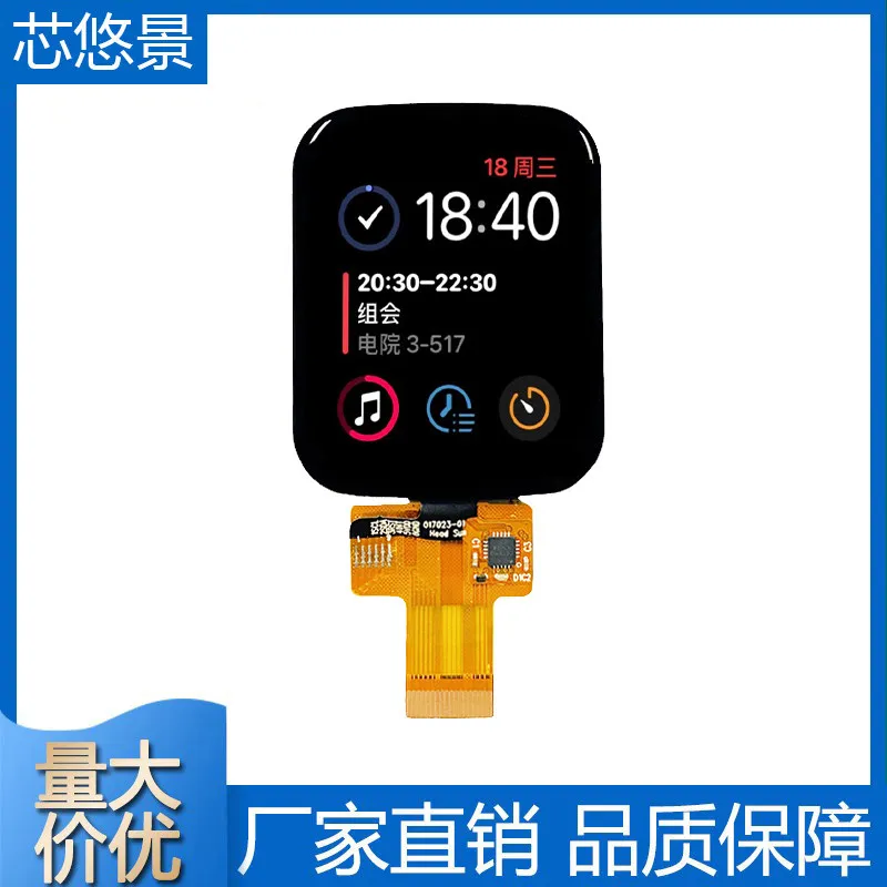 1.69 inch tft display LCD capacitive touch screen smart watch bracelet display module spi serial screen