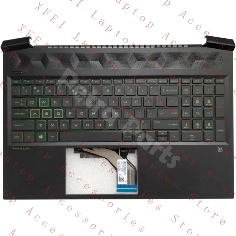 

C Laptop US Keyboard for HP Pavilion Gaming 16-A 16T-A Palmrest Upper M02039-001
