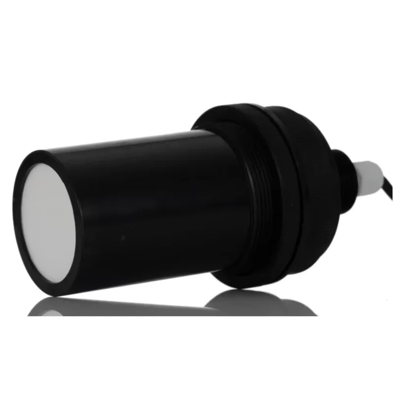 Manhole Liquid Level Monitoring 10 Meters Ultrasonic Sensor Switch with PVDF Material IP67 Rating RS485 Output