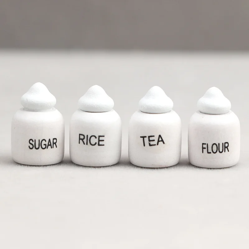 5picecs 1:12 مقياس دمية مصغرة الجرار الخشبية مجموعة-لطيف التظاهر اللعب ملحقات لعبة ديكور أثاث بيت الدمى