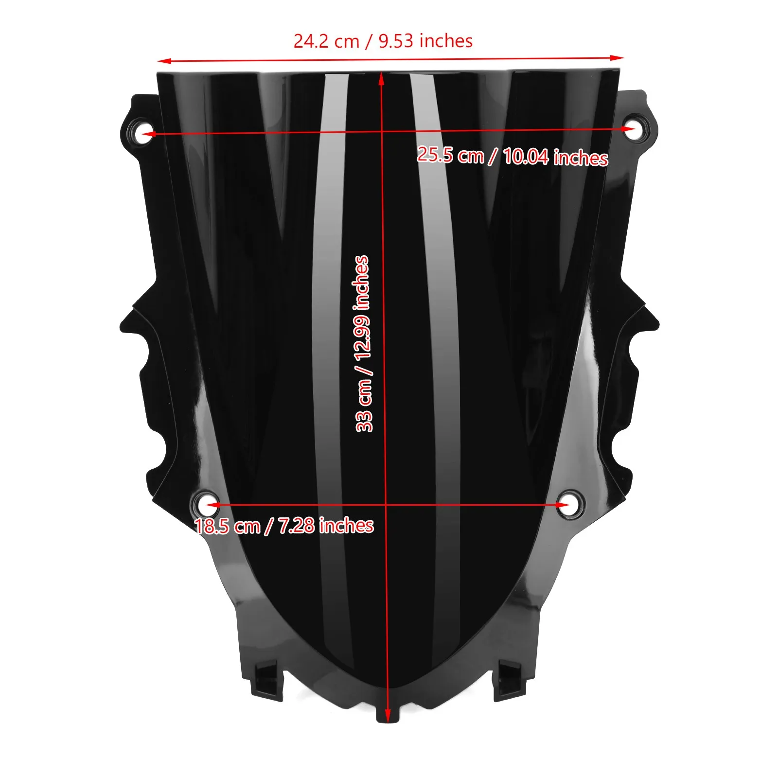 Topteng ABS Plastic Motorcycle Windshield WindScreen for Yamaha YZF R3 2019 2020 Motorcycle Accessories