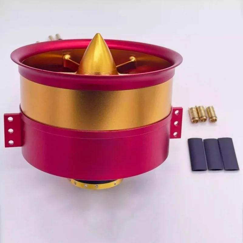 120mm Full Metal EDF Ducted Fan Set with Forward Reverse Blades 12 Blade Turbine Jet Power System