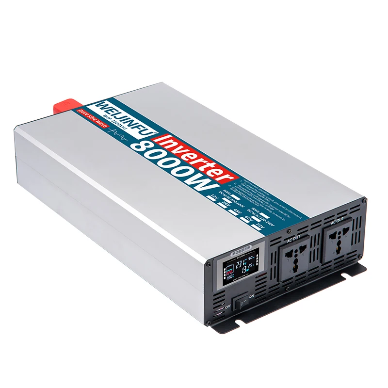 

Аксессуары для инверторов чистой синусоиды мощностью 3800 Вт, пиковая мощность 8000 Вт с двумя бесшумными вентиляторами и эффективностью 95%, необходимые аксессуары для автофургонов и грузовиков