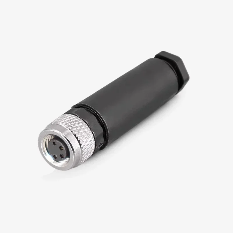 5/20PCS M8 3/4/5/6/8 Pin Sensor Connector Screw Male Female Threaded Plug Coupling Straight Aviation Eletrical Adapter