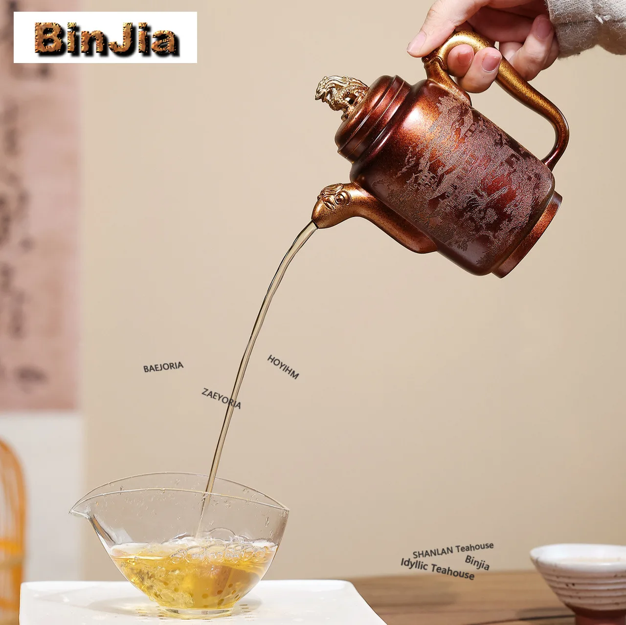 350ml Aesthetic Yixing Purple Clay Teapots Handmade Ji Si Pot Raw Ore Conch Roasting Mud Kettle Chinese Zisha Tea Set Craft