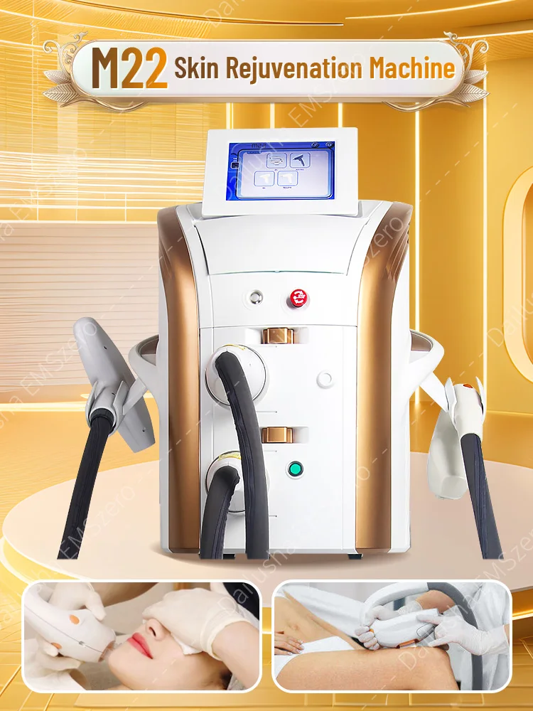 Nieuwste M22 Laser Ipl Opt Haarverwijderingsmachine Voor Permanente Haarverwijdering Huid Whitening Verjonging Acne Behandeling - afbeelding 2