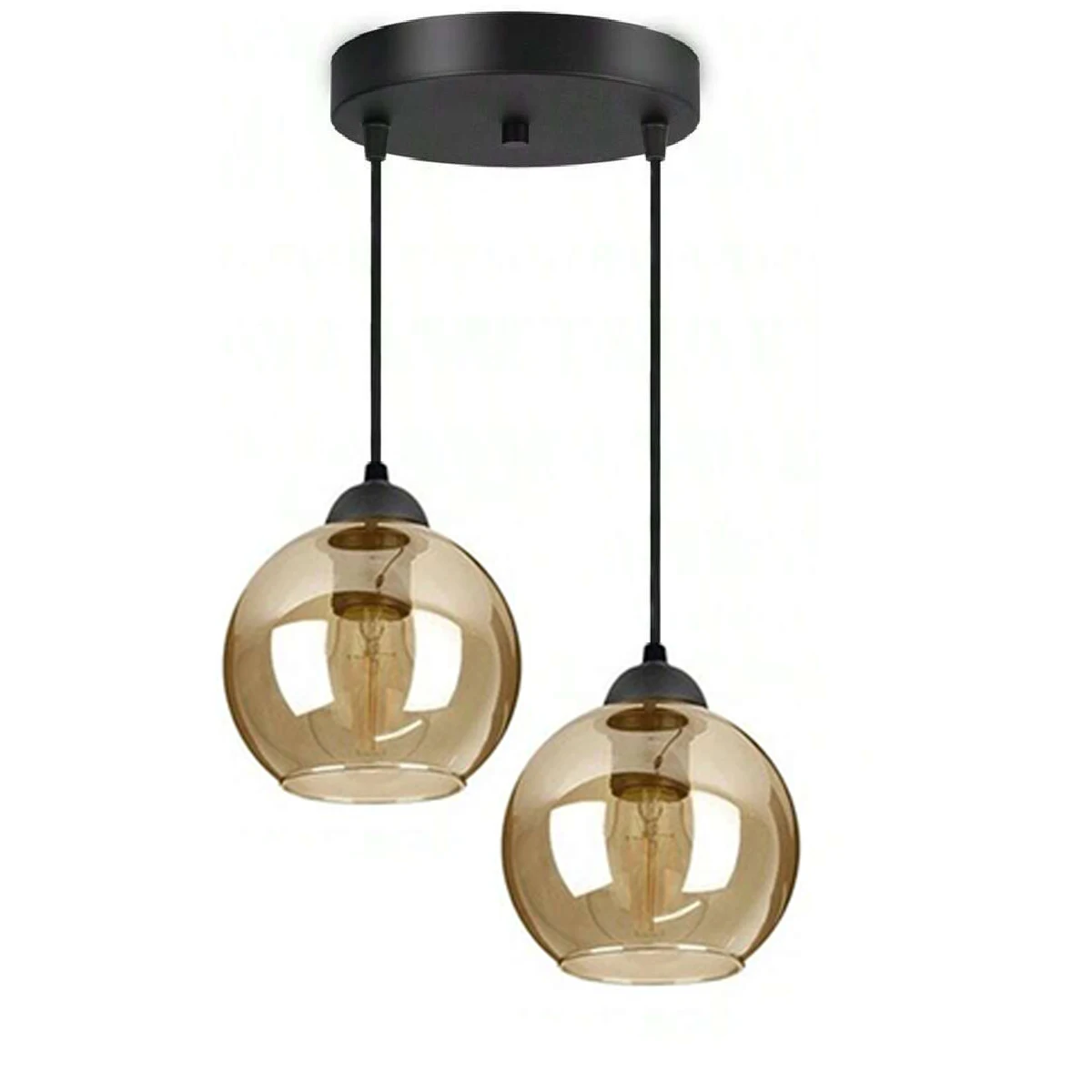 Nordic Moderne Eenvoudige Eetkamer Woonkamer Opknoping Lichten Kroonluchter Cafe Bar Bar 1-5 Heads Goud Glas hanglamp E27