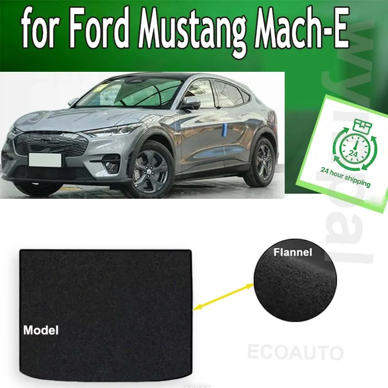 

Коврики в багажник TREADFIT для Ford Mustang Mach-E Коврик-вкладыш в багажник для моделей 2021-2024 годов