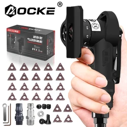 AOCKE AX310 Mini Pneumatic Chamfering Machine 45° Trimming Machine for Wood Fiberboard Deburring Cutting R- Angle Blade
