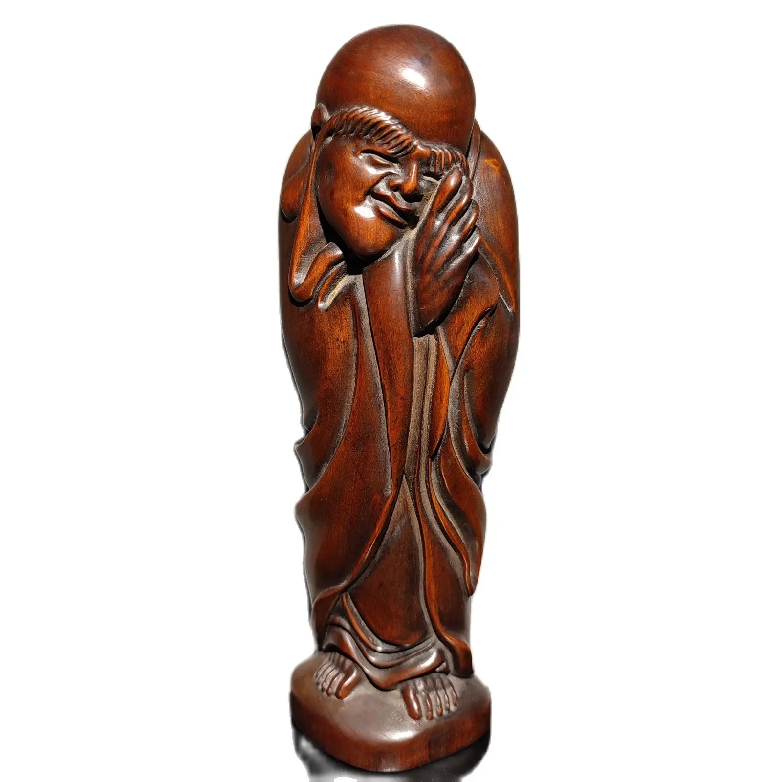 

wood carving wooden sculpture home room decor not look Buddha statue amusing art decor souvenir amusing