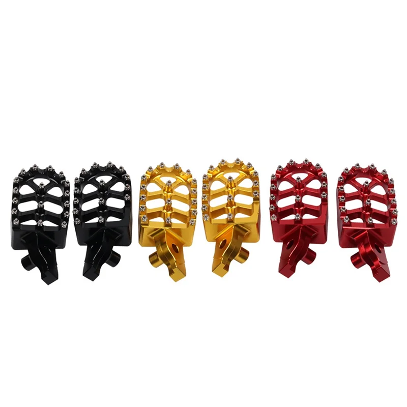 Footpeg Foot Pegs Rests Peda for RMZ250 RMZ 250 2007-2009 RMZ450 RMZ 450 2005-2007 Motorcycle Footrest Black