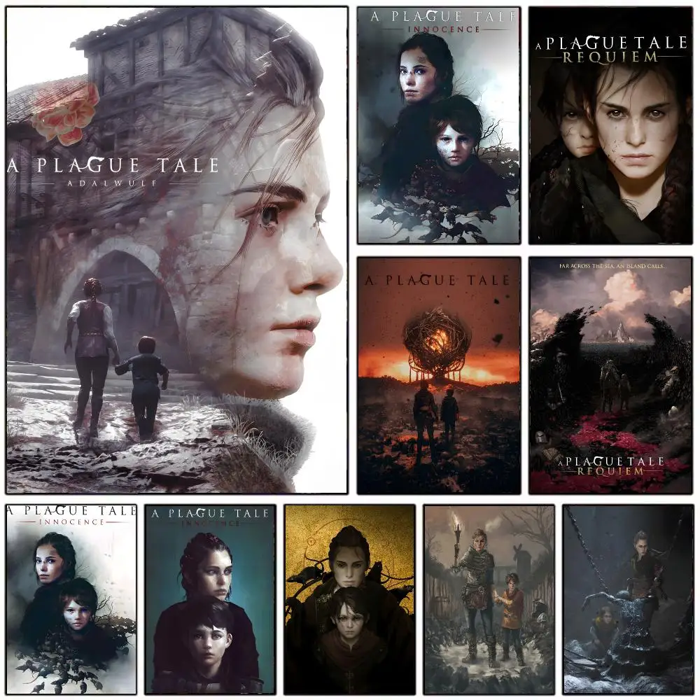 haunting game A-A Plague Tale Requiem Poster Modern Home Decoration Interior Design & Contemporary Wall Art Collection