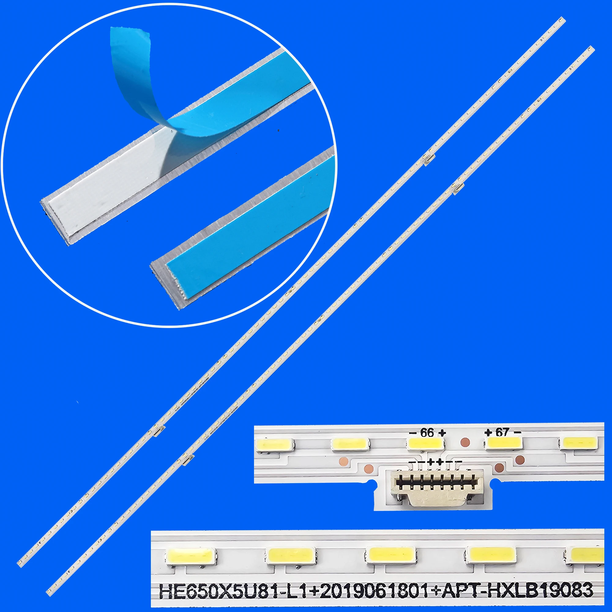 

LED Backlight Strio LB65074 V0 HE650S5U52-L1 For 65inch 65R7 65RG 65P7 HZ65U8AC 65E75F 65H9100E 65U7A H65E9A 65RG 65S7F