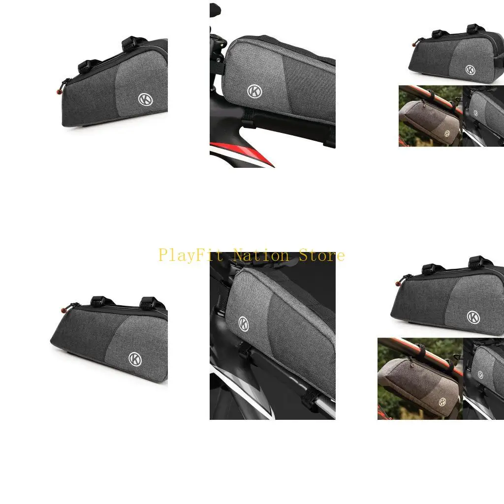 

242F большая вместительная треугольная сумка для велосипеда, передняя верхняя сумка для велосипеда, водонепроницаемая сумка для