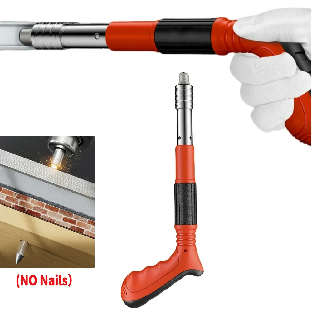 

Mini Handheld Powerful Metal Processing Pulling Concrete Nail Gun Steel Rivet Tool Concrete Wall Anchor Line Slotting Device