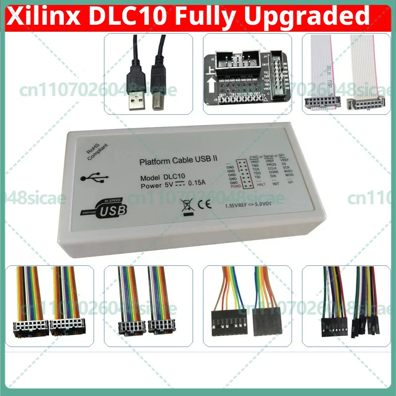 For Xilinx Platform Cable USB DLC10 DLC9LP FPGA JTAG Downloader Programmer Emulator