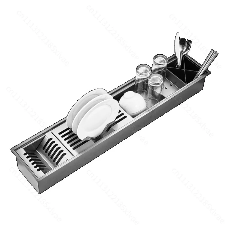 Household Kitchen Fixture Nano Coated Integral Undermount Sink For Dish Cleaning Food Preparation Washing Basin