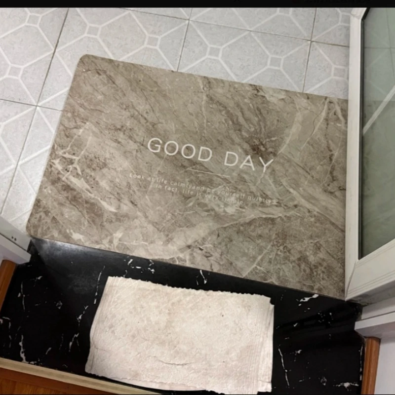 2026New Premium 45×70cm Diatom Mud Bath Mat Quick Dry Absorbent Non-Slip Footpad Waterproof Washable Dirt Resistant Soft Durable