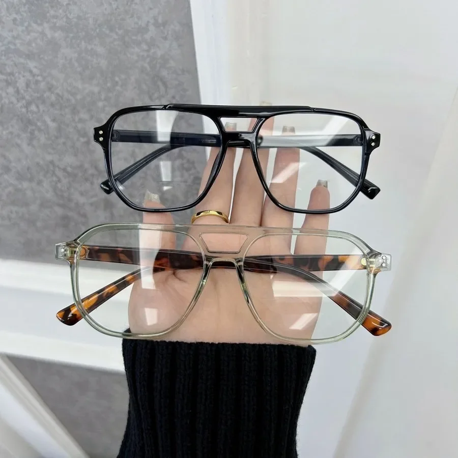 Fashion Elegant Square Eyeglasses Frames Women Men Transparent Clear Brand Designer Optical Casual Frame Oculos