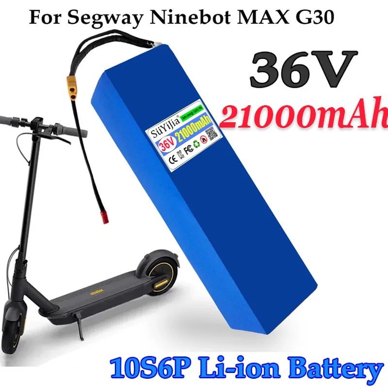 Original G30 MAX Nr.9 Akku für Xiaomi Ninebot Elektroroller für Spezielle 36V 21000mAh 10S6P Li-Ionen-Batterie